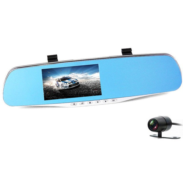 New car DVR dash cam car camera dvrs Full HD1080P Night Video Recorder Mirror Monitor Dashboard Registrar with Rear View Camera