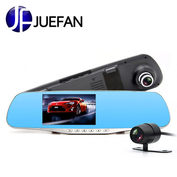 New car DVR dash cam car camera dvrs Full HD1080P Night Video Recorder Mirror Monitor Dashboard Registrar with Rear View Camera