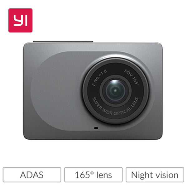 YI Dash Camera 2.7" Screen Full HD 1080P60fps 165 degree Wide-Angle Car DVR Vehicle Dash Cam with G-Sensor Night Vision ADAS
