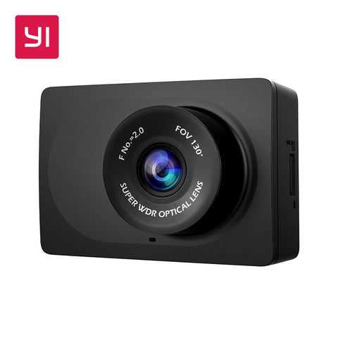 YI Compact Dash Camera 1080p Full HD Car Dashboard Camera with 2.7 inch LCD Screen 130 WDR Lens G-Sensor Night Vision Black