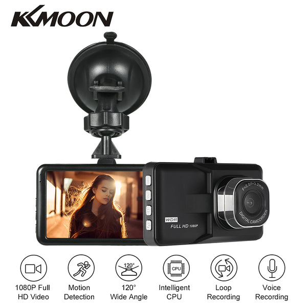 3" Dash Camera Car DVR Video Recorder Full HD LCD Vehicle Camcorder Dashboard Motion Detection Loop Recording