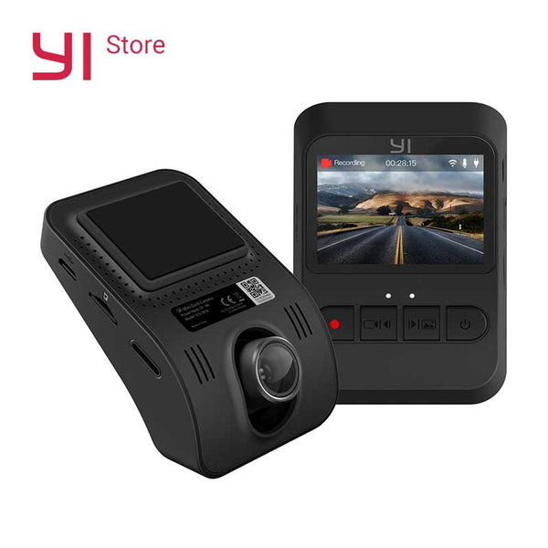YI Mini Dash Camera 1080p HD Video WiFi Built-in Large Aperture International Version Black