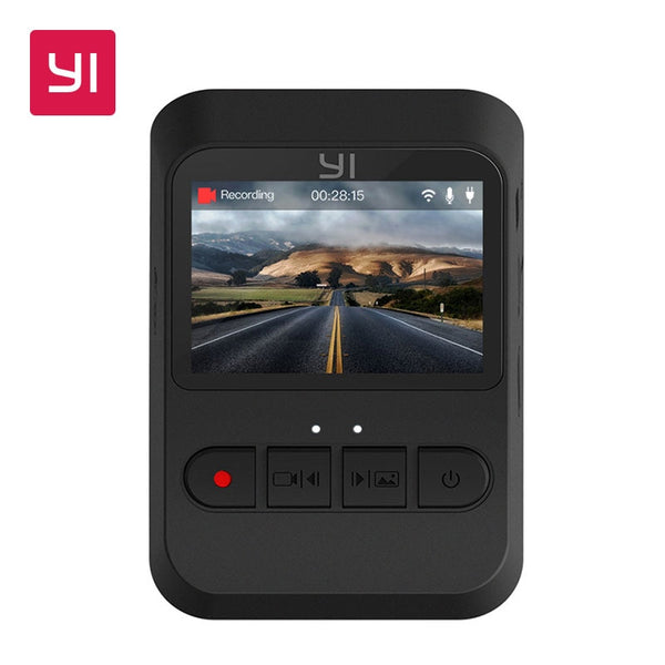 YI Mini Dash Cam 1080p FHD Dashboard Video Recorder Wi-Fi Car Camera with 140 Degree Wide-angle Lens Night Vision G-Sensor