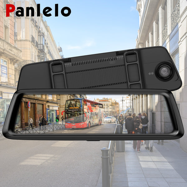 Panlelo Car DVR GPS Navigator Camera 3G /4G 10"Android Stream Media Rear View Mirror FHD 1080P GPS Mirror GPS Dash Cam Recorder