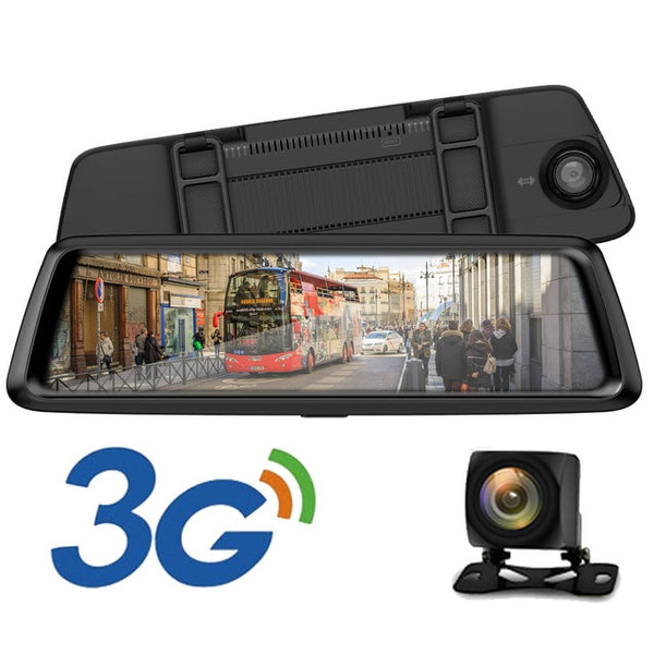 Panlelo Car DVR GPS Navigator Camera 3G /4G 10"Android Stream Media Rear View Mirror FHD 1080P GPS Mirror GPS Dash Cam Recorder