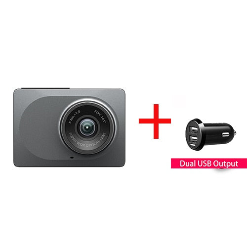YI Smart Dash Camera Video Recorder WiFi Full HD Car DVR Cam Night Vision 1080P 2.7" 165 Degree 60fps ADAS Safe Reminder