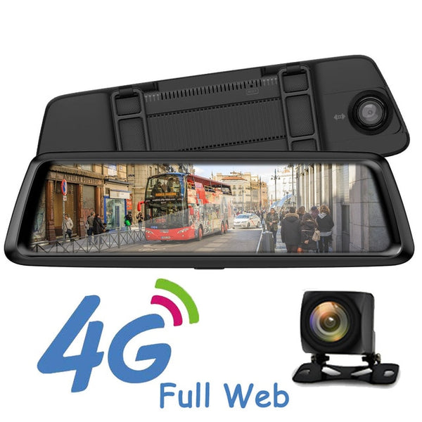 Panlelo Car DVR GPS Navigator Camera 3G /4G 10"Android Stream Media Rear View Mirror FHD 1080P GPS Mirror GPS Dash Cam Recorder