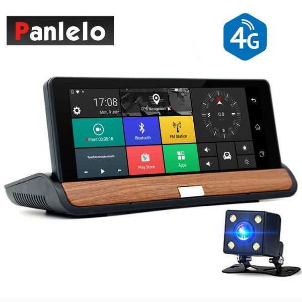 Car Dash Camera DVR 6.8" Android 5.0 Vehicle GPS Navigation WIFI 1080P Video Recorder 3G/4G Bluetooth Rear View Cam G-Sensor 1GB