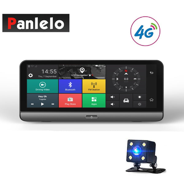 Car Dash Camera DVR Android  GPS Navigation 7.84" 1GB RAM 16GB ROM Quad Core 1080P 3G/4G Wi-Fi Bluetooth Music Video Recorder