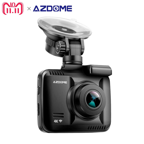 Azdome GS63H Dual Lens WiFi Car DVR Recorder Novatek 96660 Camera Built in GPS Camcorder 4K 2880x2160P Dash Cam Night Vision