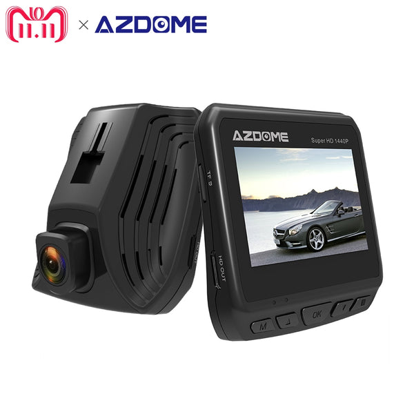 Azdome DAB211 Ambarella A12A55 Car DVR Camera 2560x1440P Super HD Video Recorder Night Vision 2.31 inch LCD Screen Dash Cam
