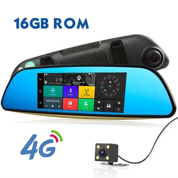 Panlelo Car GPS Android 5.0 7" 1280*480 1080P GPS Camera with Rear View Camera G-SENSOR Navigator DVR 1G RAM 16G ROM