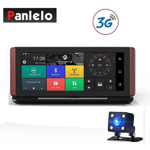 Car Dash Camera DVR 6.8" Touch Screen Android 5.0 WIFI 1080P Video Recorder 3G4G GPS Navigation G-Sensor 1GB RAM 16GB ROM BT Cal
