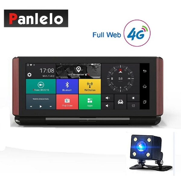 Car Dash Camera DVR 6.8" Touch Screen Android 5.0 WIFI 1080P Video Recorder 3G4G GPS Navigation G-Sensor 1GB RAM 16GB ROM BT Cal