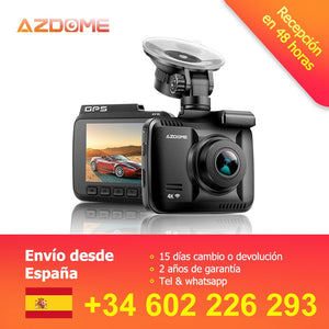 AZDOME GS63H Dual Lens Built in GPS WiFi FHD 1080P Front + VGA Rear Camera Car DVR Recorder 2160P Dash Cam Novatek 96660 Dashcam