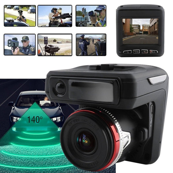 Universal 2 In1 Auto DVR Radar Dash Cam Laser Video Speed Detector/GPS Car Camera Record