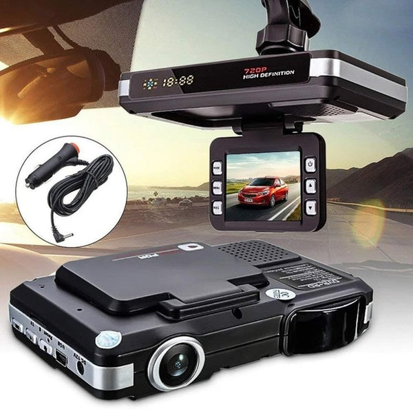 Universal 2 In1 Auto DVR Radar Dash Cam Laser Video Speed Detector/GPS Car Camera Record