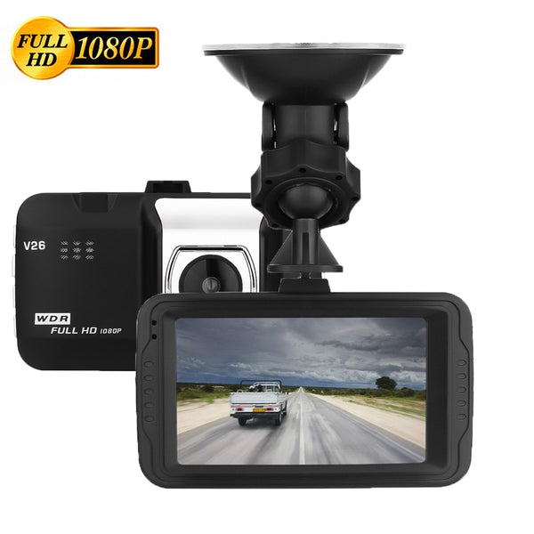 Car DVR Camera 3 " V26 Full HD 1080P 145 Degree Dashcam Registrars Night Vision Video Recorder Dash Cam DVRs
