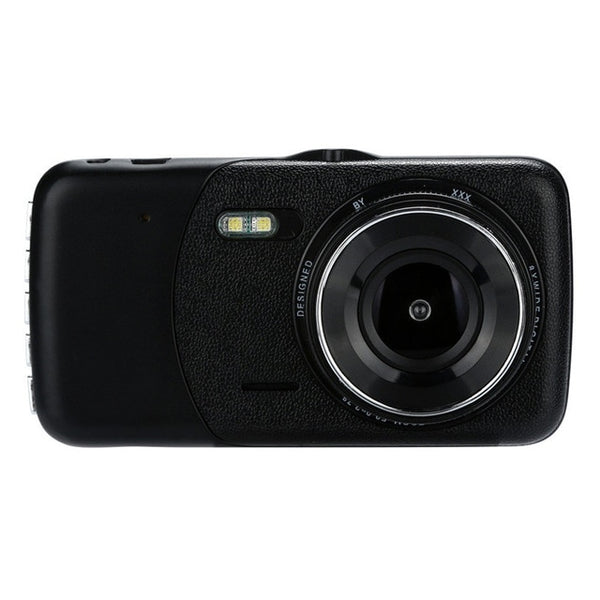 4'' LCD Backup Camera IPS Dual Lens Car Dash Cam FHD 1080P Dashboard Camera 170 Degree Driving DVR #0907