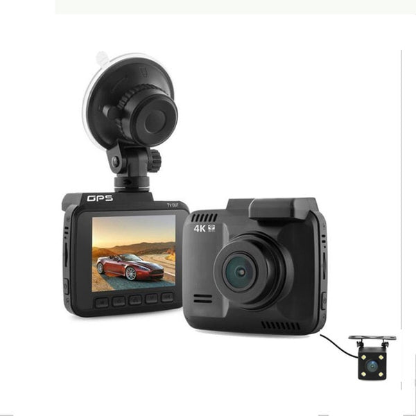WiFi Car DVR video Recorder Dual Cameras for front and rear 4K 2880x2160P Dash Cam Novatek 96660 GPS Car Camera Motion Detection