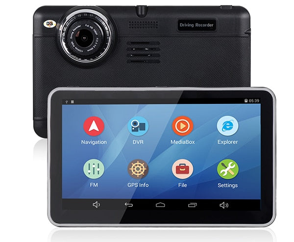 XGODY 7 inch Android 4.4 GPS Navigation With DVR Mirror Rearview Camera Car DVRs Video Recorder Dash Cam Wifi 2018 EU/AU Map
